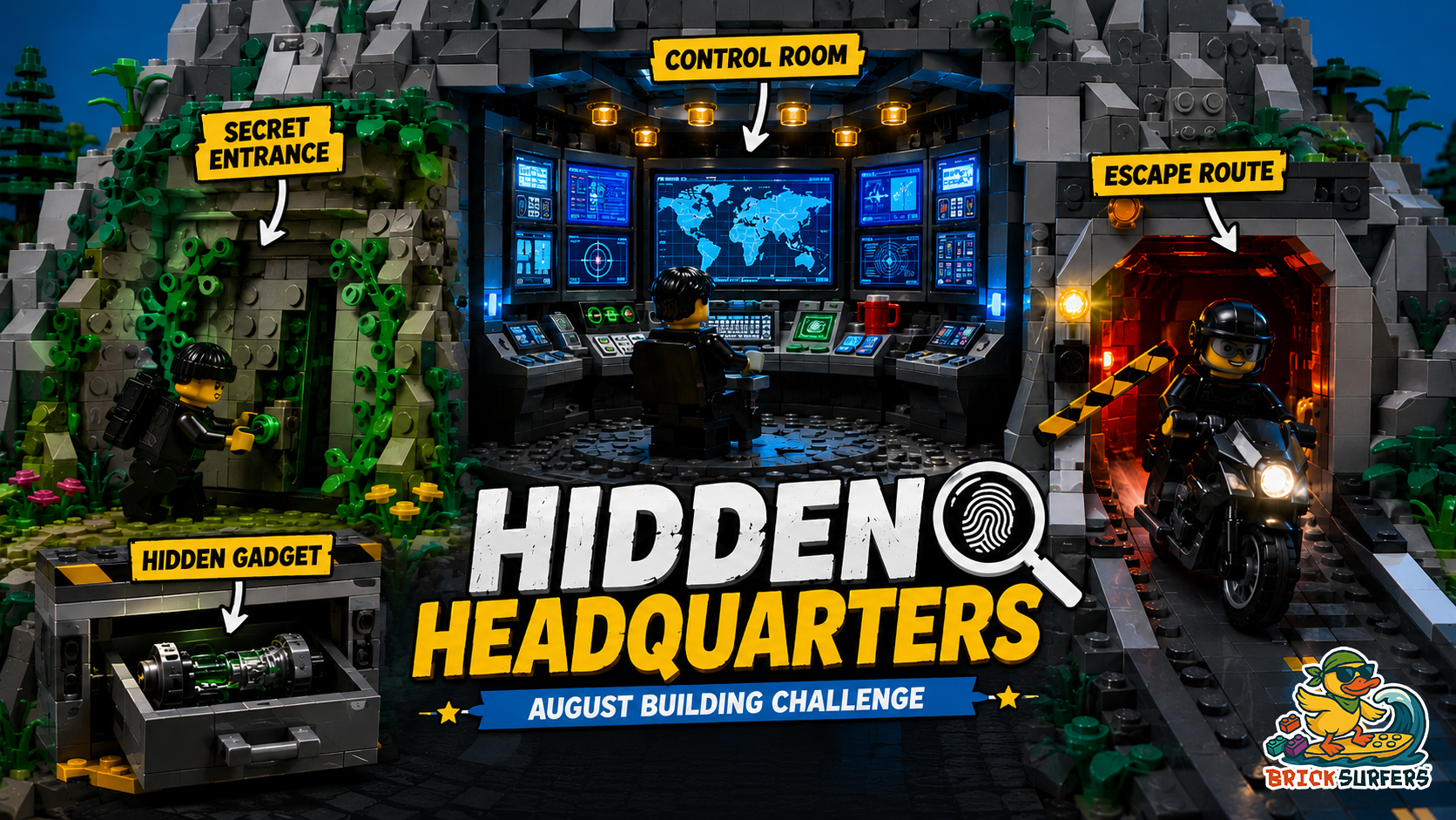 Building Challenge: Hidden Headquarters