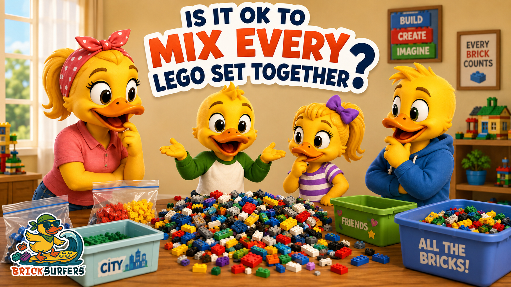 Is it OK to mix every LEGO set together?