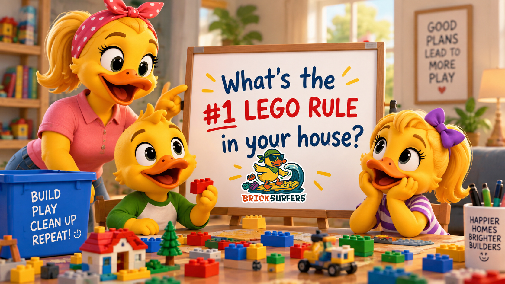 What’s the #1 LEGO rule in your house?